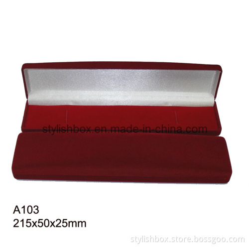 Plastic Handchain Velvet Jewelry Box (A103)